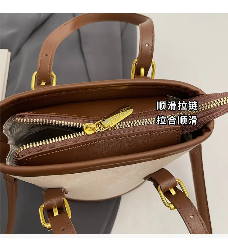 Women's Contrasting Color Handbag 2025 New — feature 6