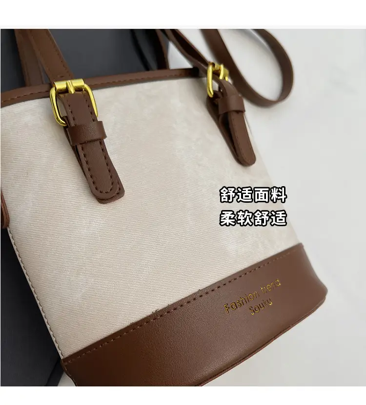 Women's Contrasting Color Handbag 2025 New — feature 7