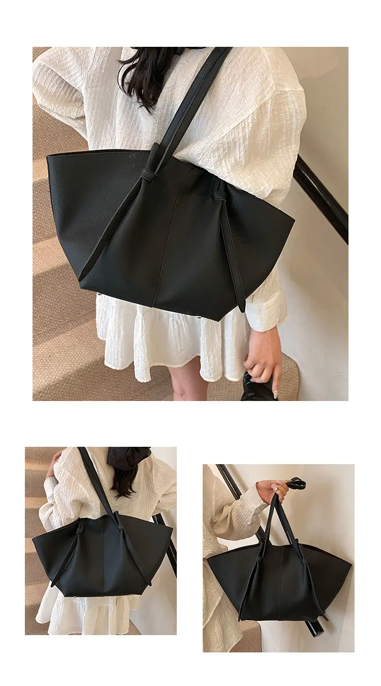 Large Capacity Women's Tan Shoulder Bag with Wings 2025 — feature 18