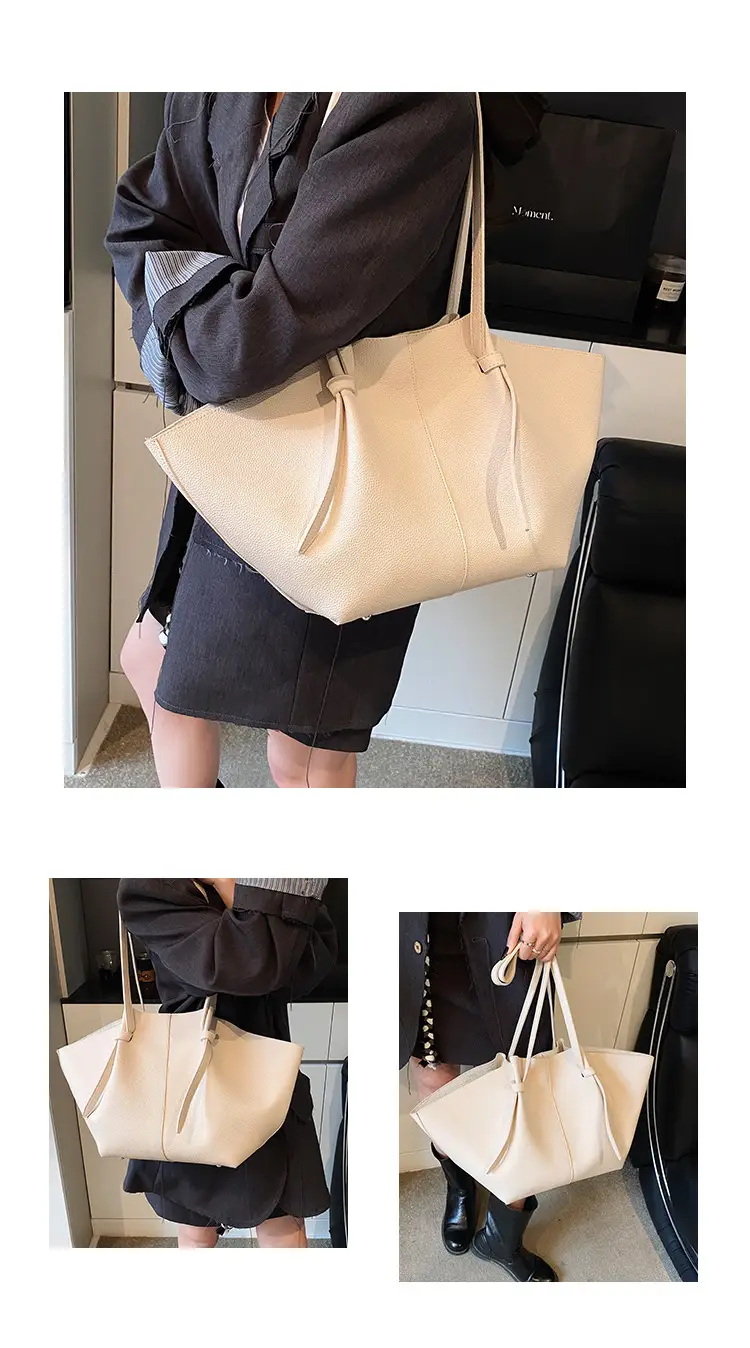 Large Capacity Women's Tan Shoulder Bag with Wings 2025 — feature 19