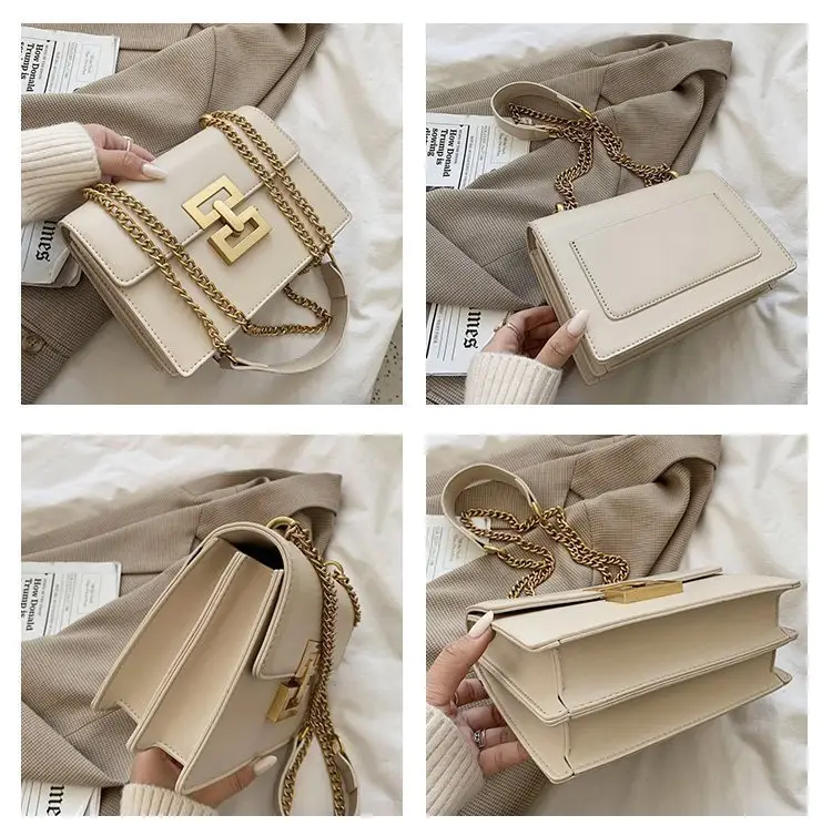 Black Gold Chain Shoulder Bag for Women — feature 10