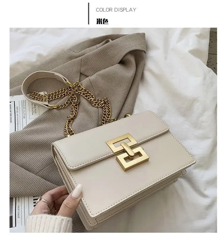 Black Gold Chain Shoulder Bag for Women — feature 3