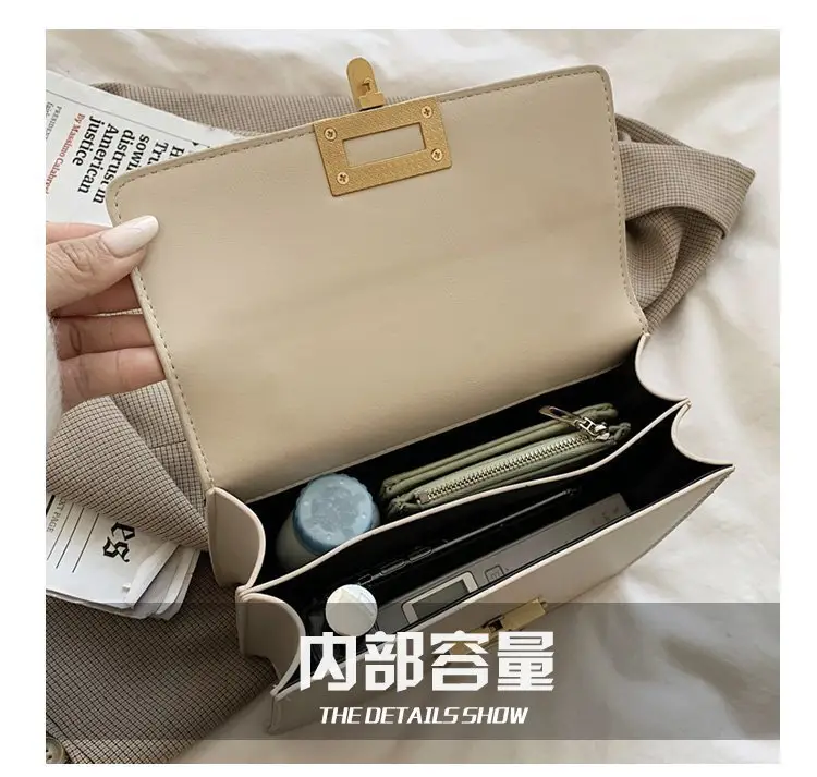 Black Gold Chain Shoulder Bag for Women — feature 9