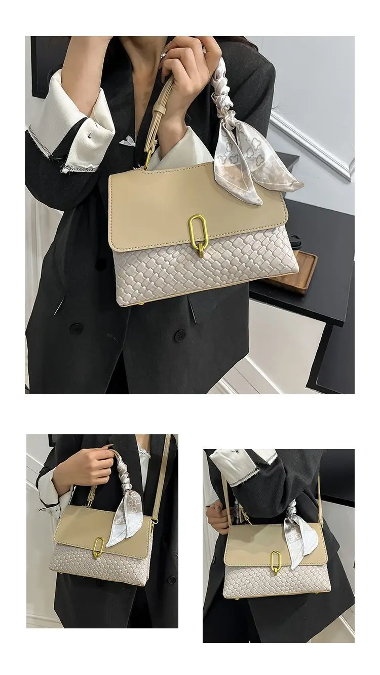 Women's Cream White Crossbody Shoulder Bag with Bow — feature 6