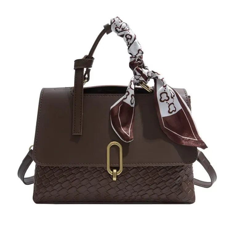 Women's Cream White Crossbody Shoulder Bag with Bow - Image 3