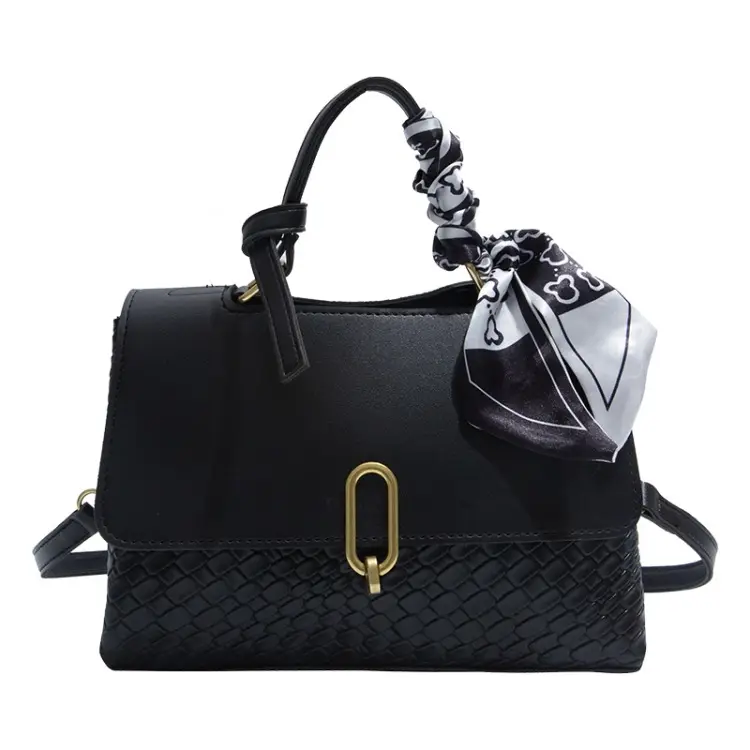 Women's Cream White Crossbody Shoulder Bag with Bow - Image 4