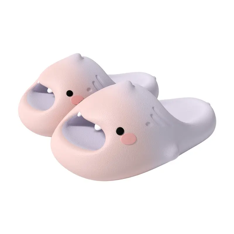 Cute Cartoon Macey Shark Children's Slippers 2025 Summer New Boys and Girls Indoor Home Baby Sandals