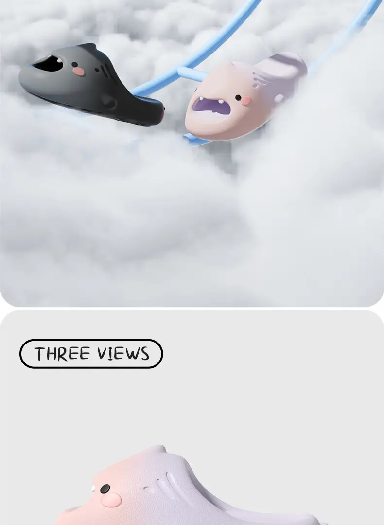 Cute Cartoon Macey Shark Children's Slippers 2025 Summer New Boys and Girls Indoor Home Baby Sandals — feature 14