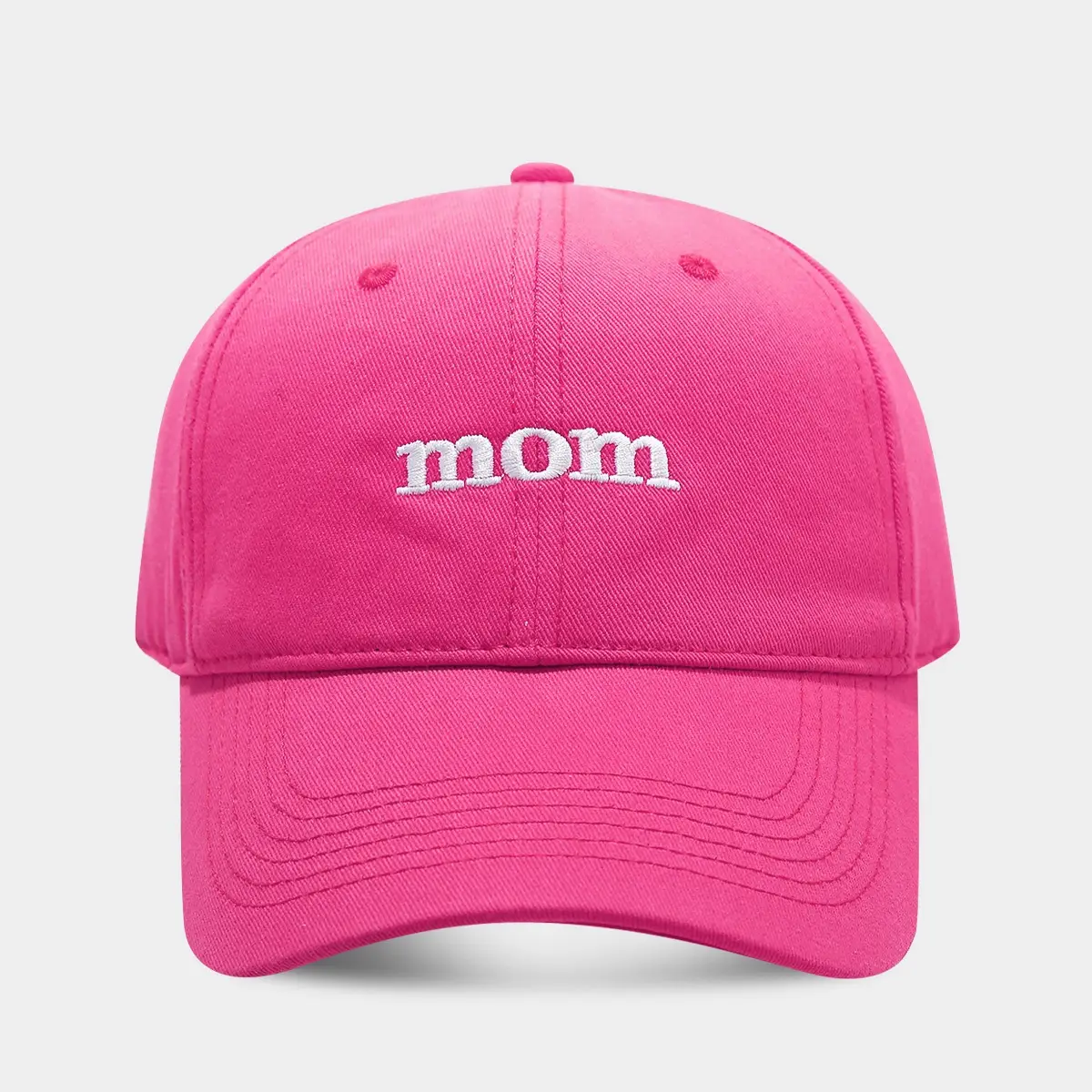 Mom Embroidered Baseball Cap Women Face-Slimming Autumn Sun Hat - Image 6
