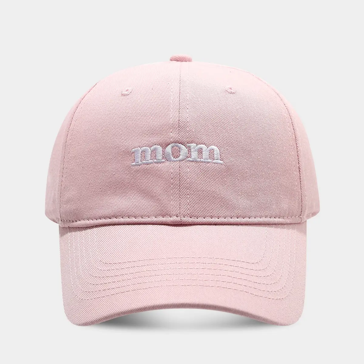 Mom Embroidered Baseball Cap Women Face-Slimming Autumn Sun Hat - Image 4