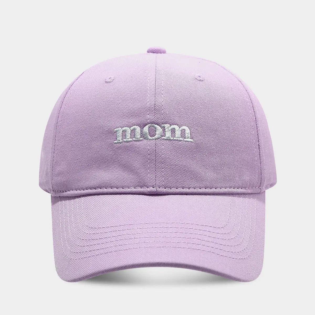 Mom Embroidered Baseball Cap Women Face-Slimming Autumn Sun Hat - Image 5