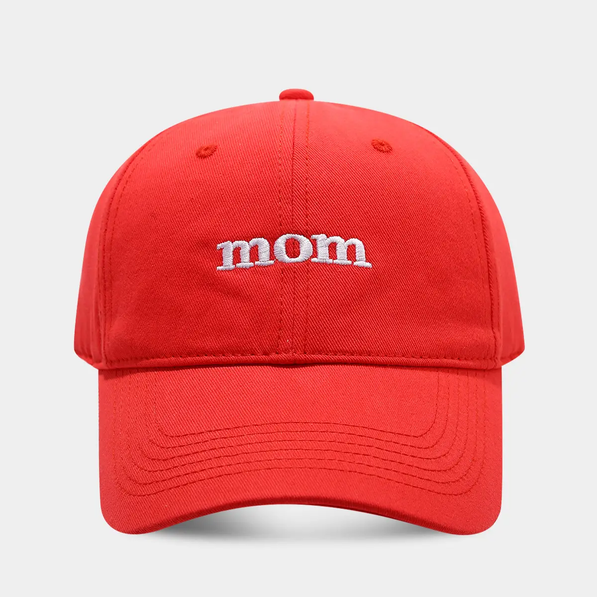 Mom Embroidered Baseball Cap Women Face-Slimming Autumn Sun Hat - Image 7