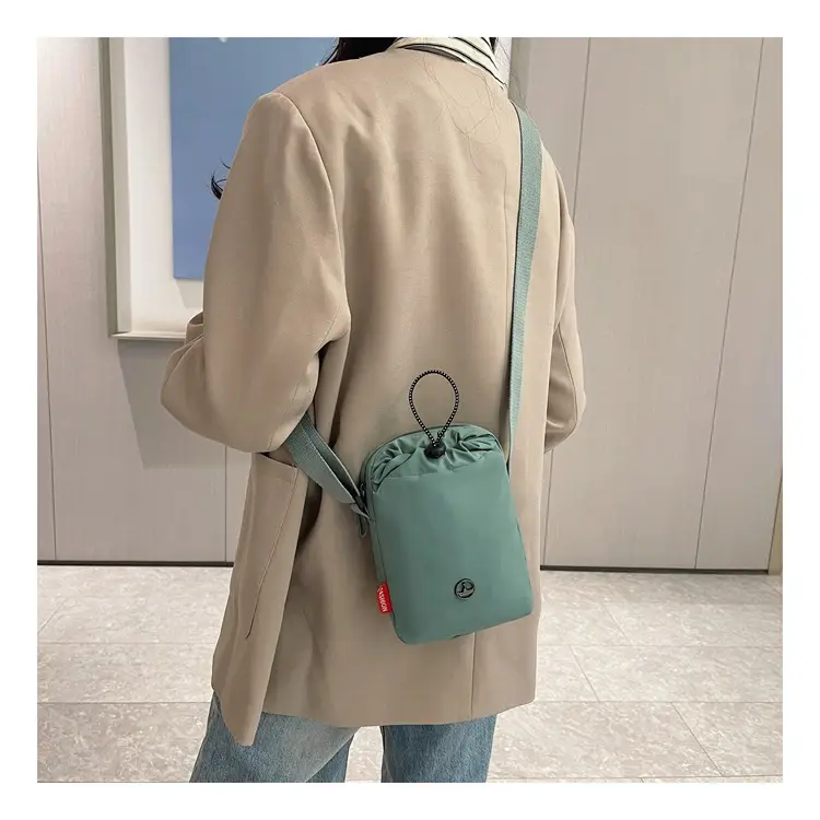 Yellow One-Shoulder Mobile Phone Crossbody Bag — feature 17