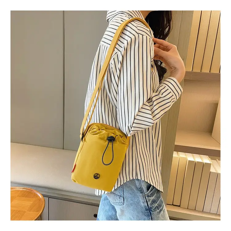 Yellow One-Shoulder Mobile Phone Crossbody Bag — feature 33