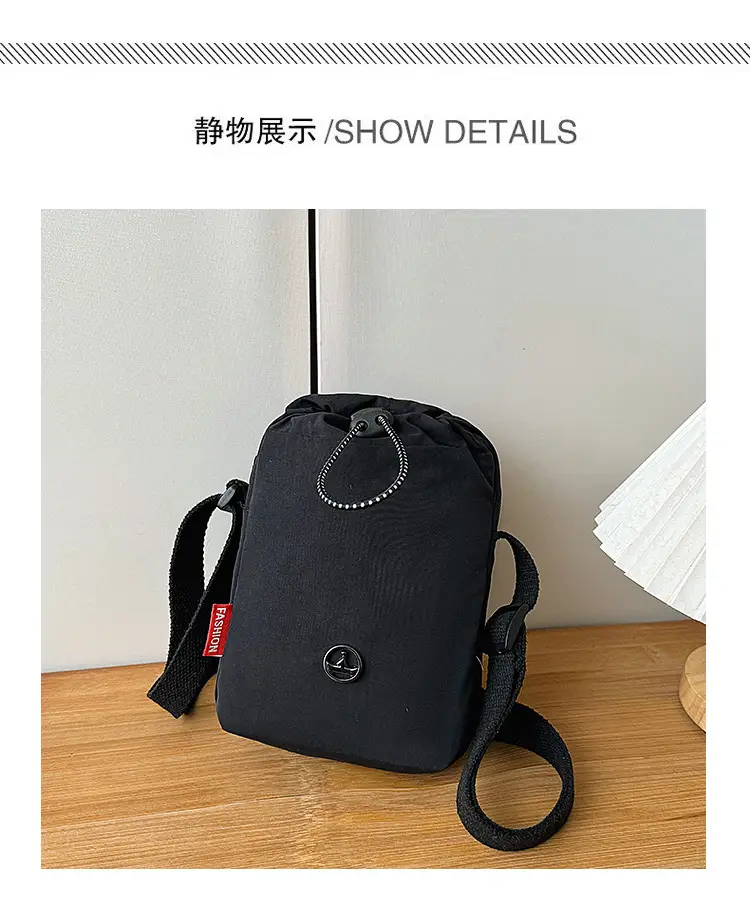 Yellow One-Shoulder Mobile Phone Crossbody Bag — feature 9