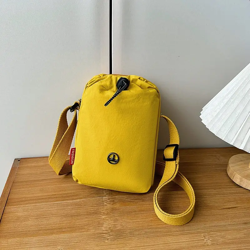 Yellow One-Shoulder Mobile Phone Crossbody Bag - Image 2