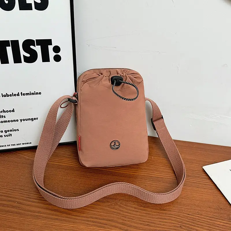 Yellow One-Shoulder Mobile Phone Crossbody Bag - Image 5