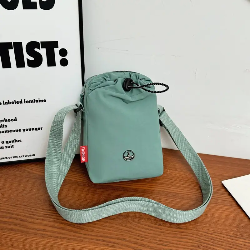 Yellow One-Shoulder Mobile Phone Crossbody Bag - Image 6
