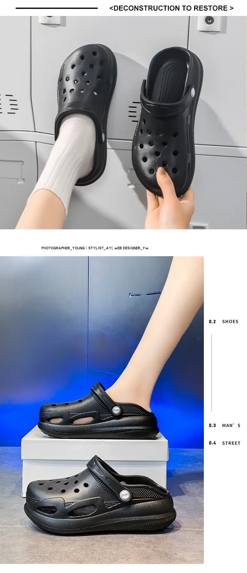 New Cave Shoes Women's Sandals Home Thick Sole Outer Wear Slippers Casual Beach Shoes Women's Baotou Sandals Wholesale — feature 14