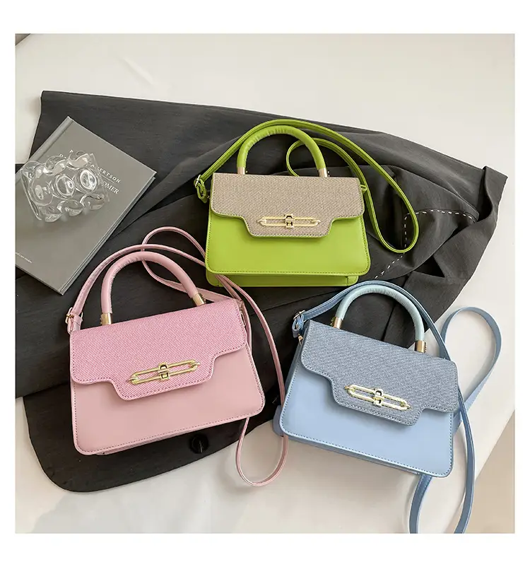 Light Blue 2025 Style Crossbody Bag with Gold Clasp — feature 31