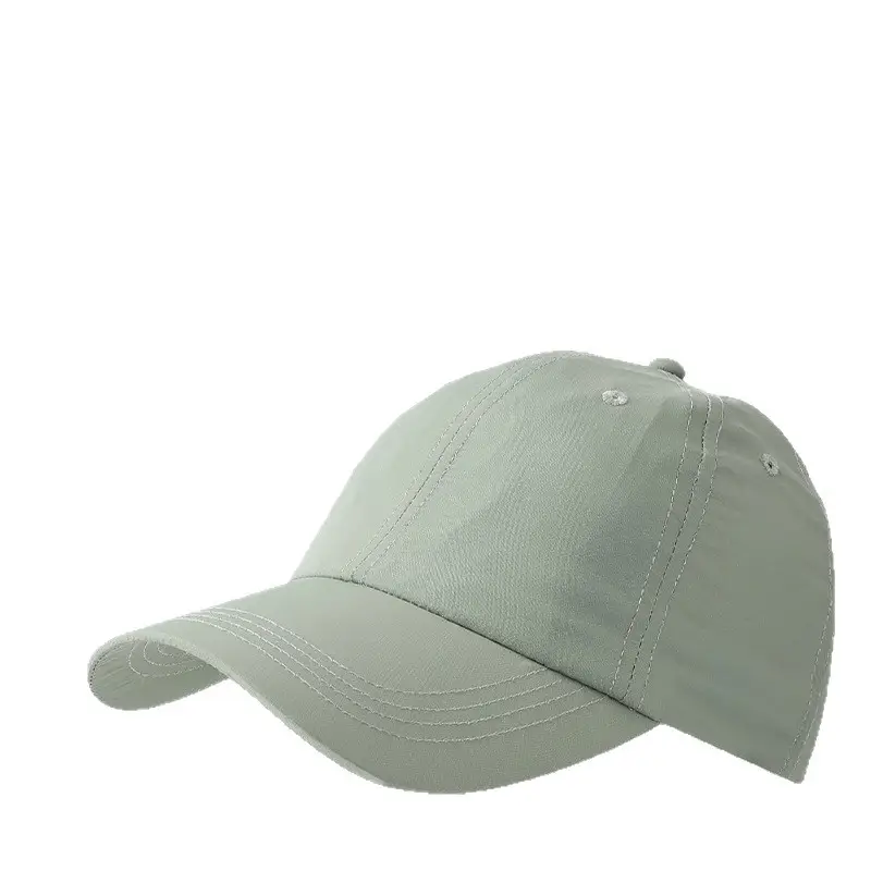 Men's Light Green Mesh Baseball Cap Summer Outdoor - Image 21