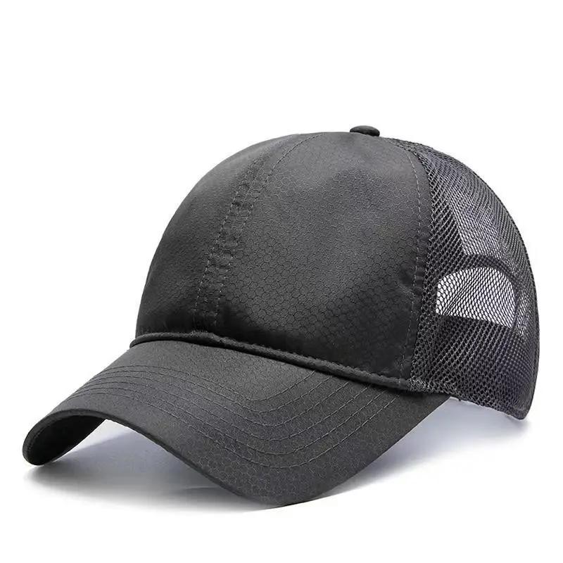 Men's Light Green Mesh Baseball Cap Summer Outdoor - Image 15