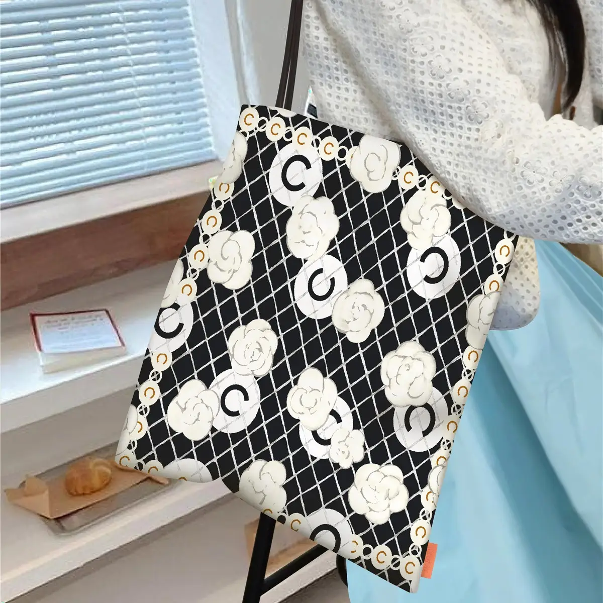 2025 Pink Rose Print Shoulder Bag for Students - Image 91