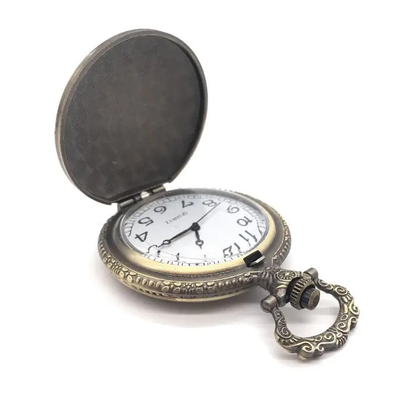 China Bronze Gold Pocket Watch for Men Women — feature 5