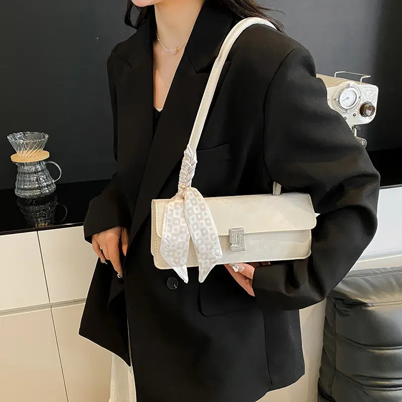 Textured Korean Style Shoulder Bag Set of 3 - Image 8