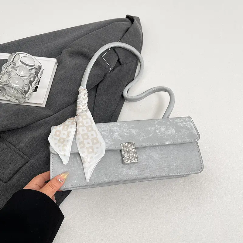 Textured Korean Style Shoulder Bag Set of 3 - Image 3