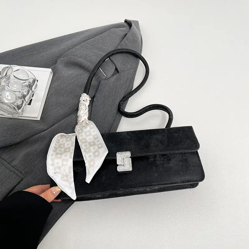 Textured Korean Style Shoulder Bag Set of 3 - Image 4