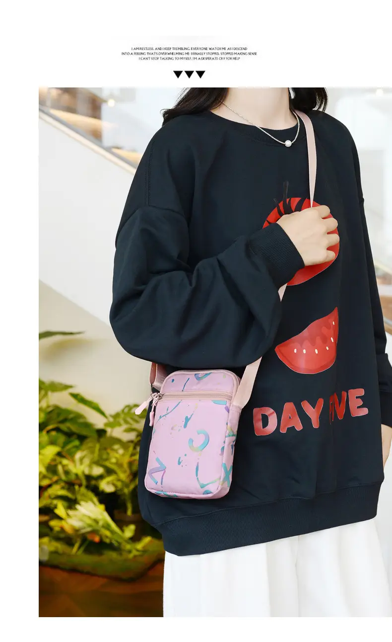 Mobile Phone Bag Lightweight Casual Shoulder Crossbody All Colors — feature 23