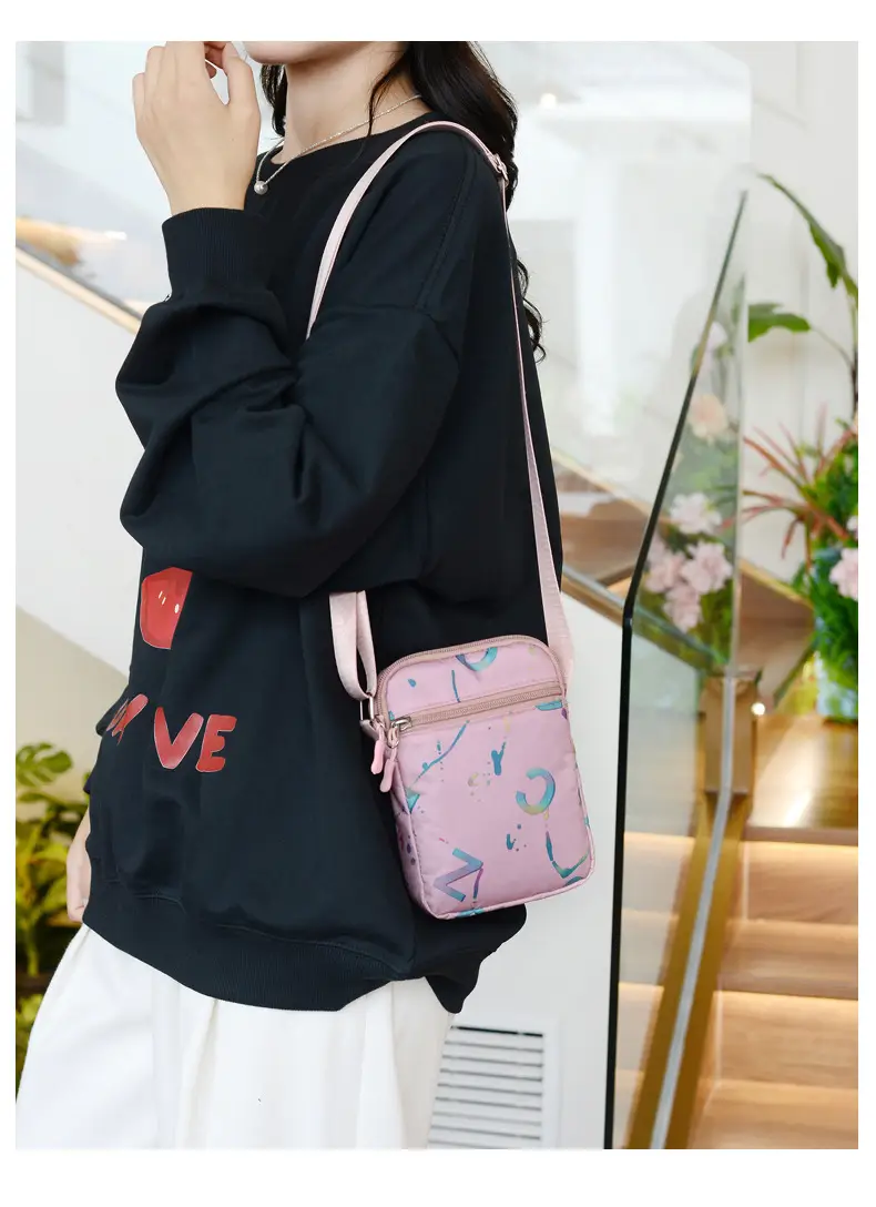Mobile Phone Bag Lightweight Casual Shoulder Crossbody All Colors — feature 25