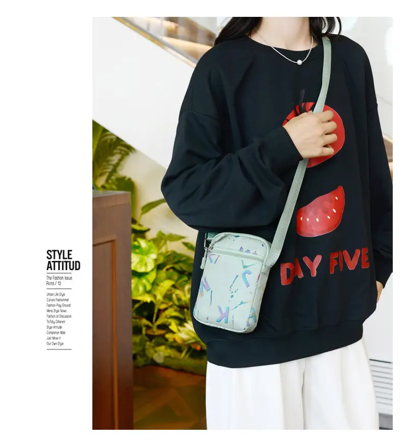 Mobile Phone Bag Lightweight Casual Shoulder Crossbody All Colors — feature 29