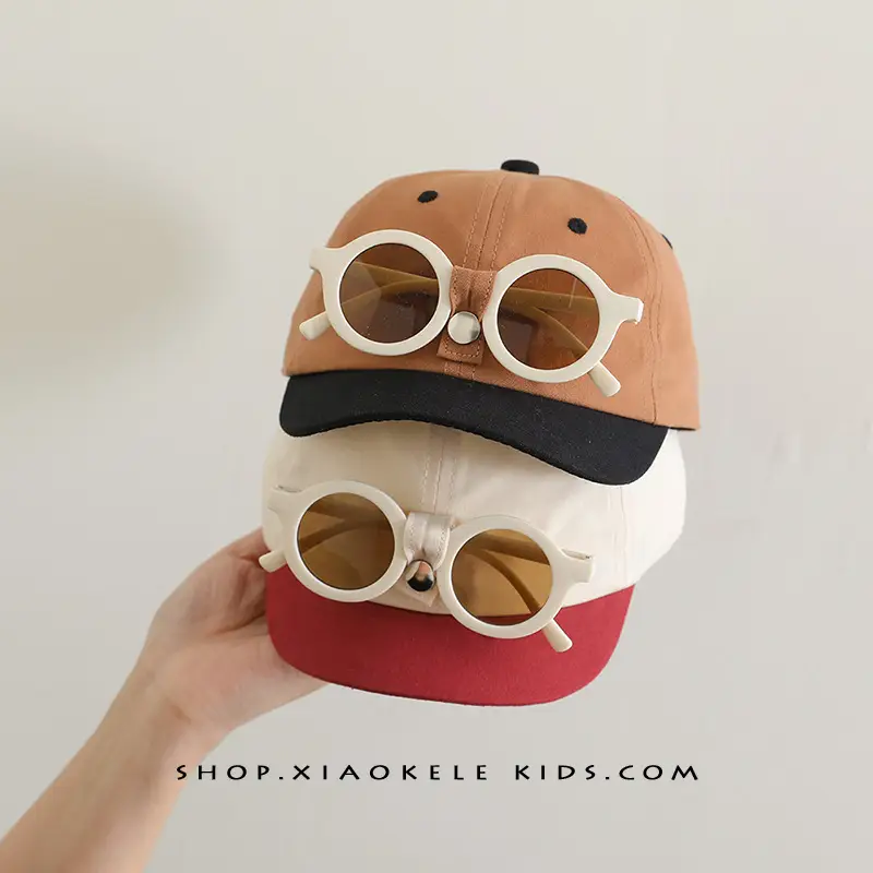 Baby Korean Style Glasses Cap for Boys Girls Spring Summer - Image 6