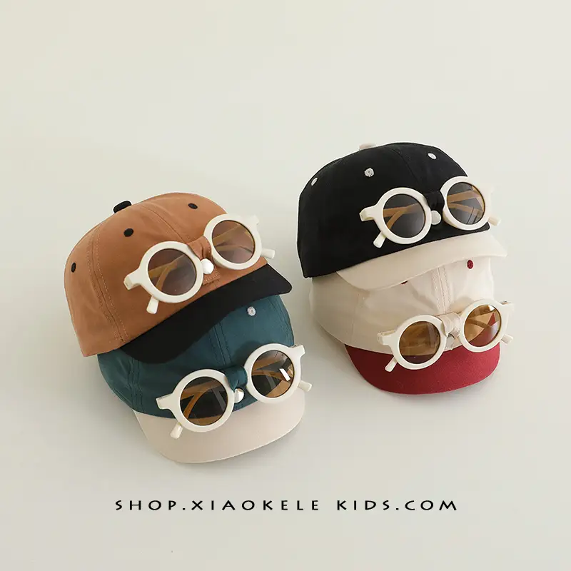 Baby Korean Style Glasses Cap for Boys Girls Spring Summer - Image 9