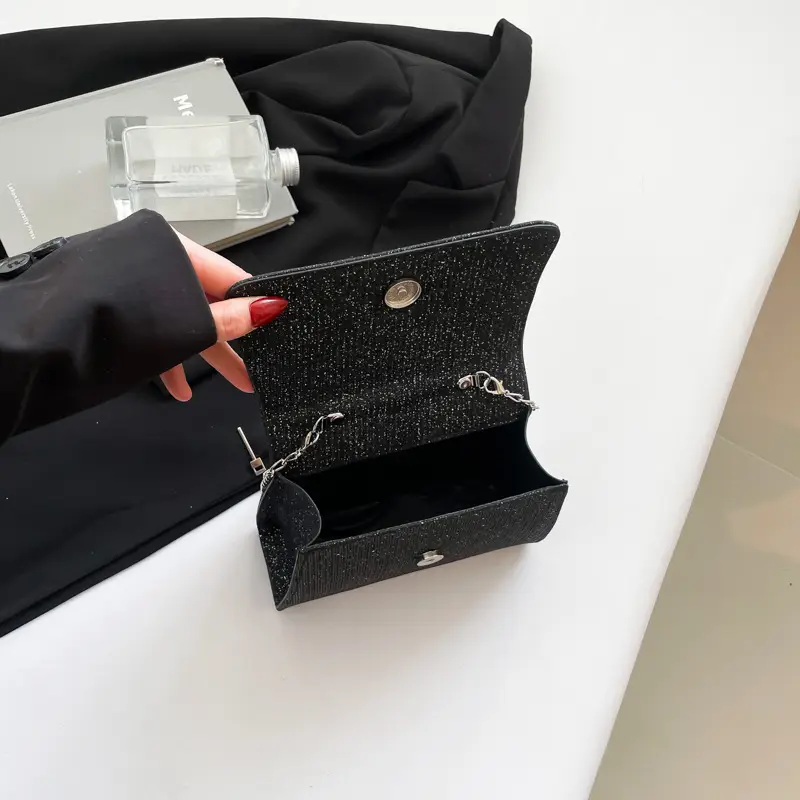 Black Pearl Handheld Shoulder Bag for Women - Image 7