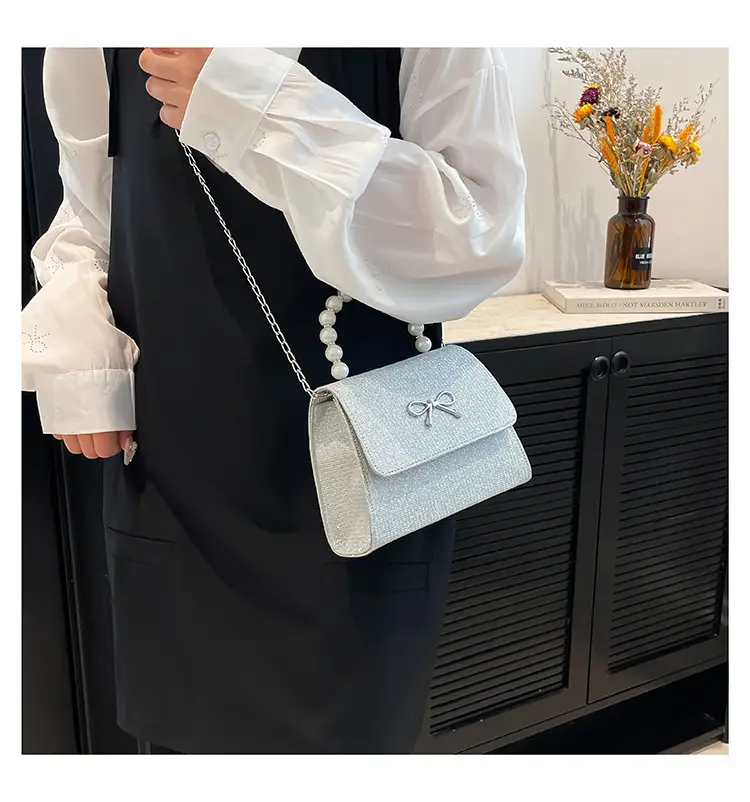 Black Pearl Handheld Shoulder Bag for Women — feature 16
