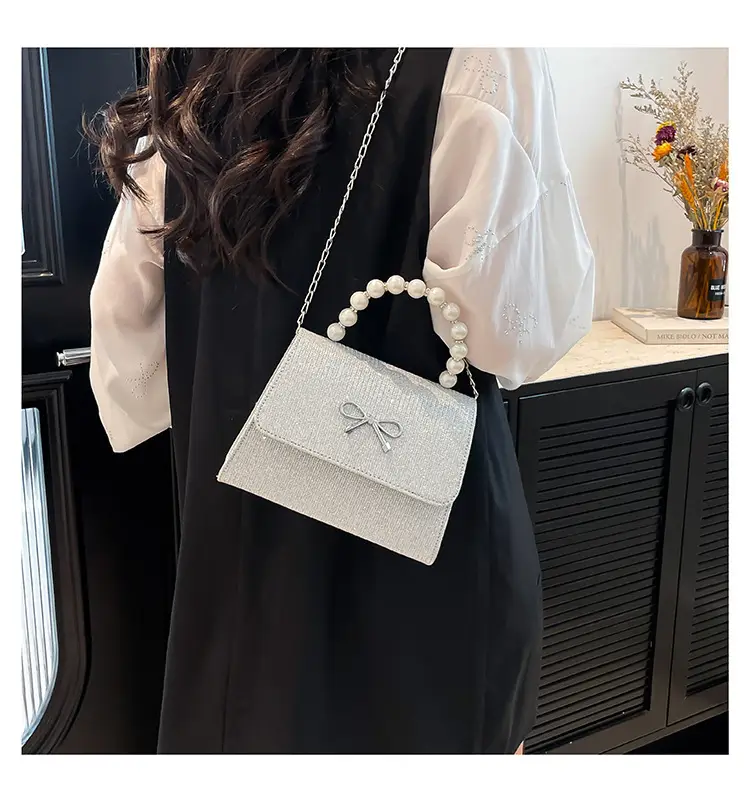 Black Pearl Handheld Shoulder Bag for Women — feature 19
