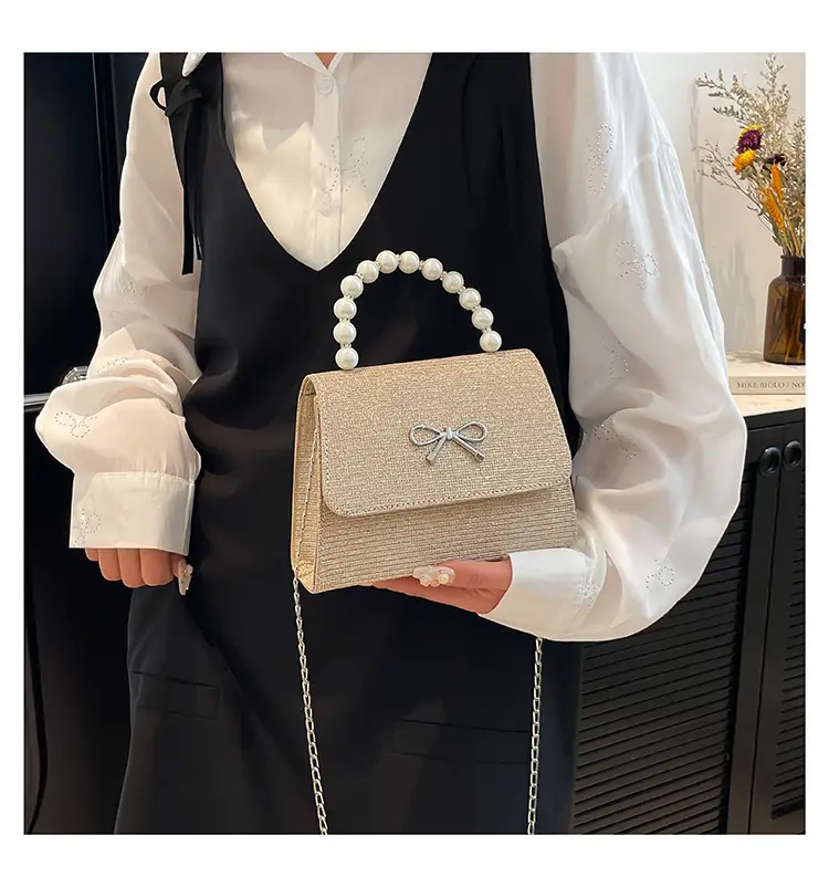 Black Pearl Handheld Shoulder Bag for Women — feature 21