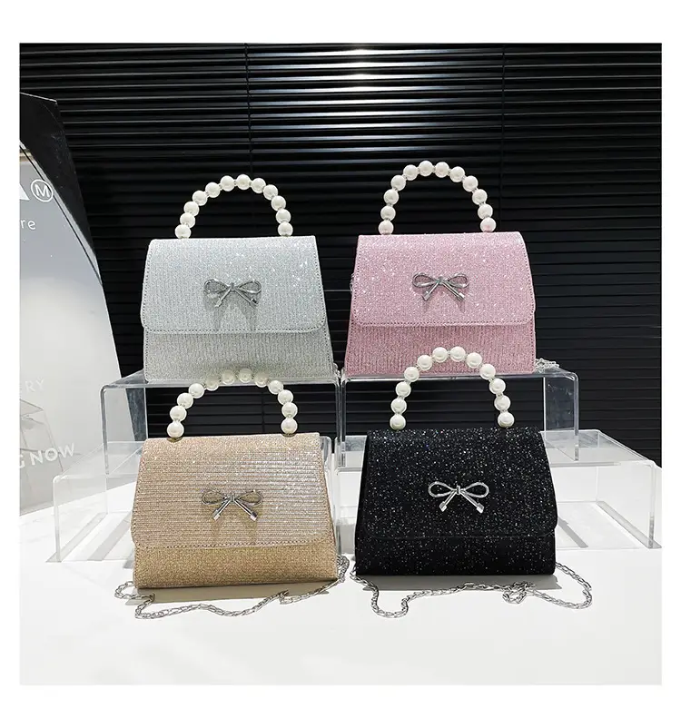 Black Pearl Handheld Shoulder Bag for Women — feature 38