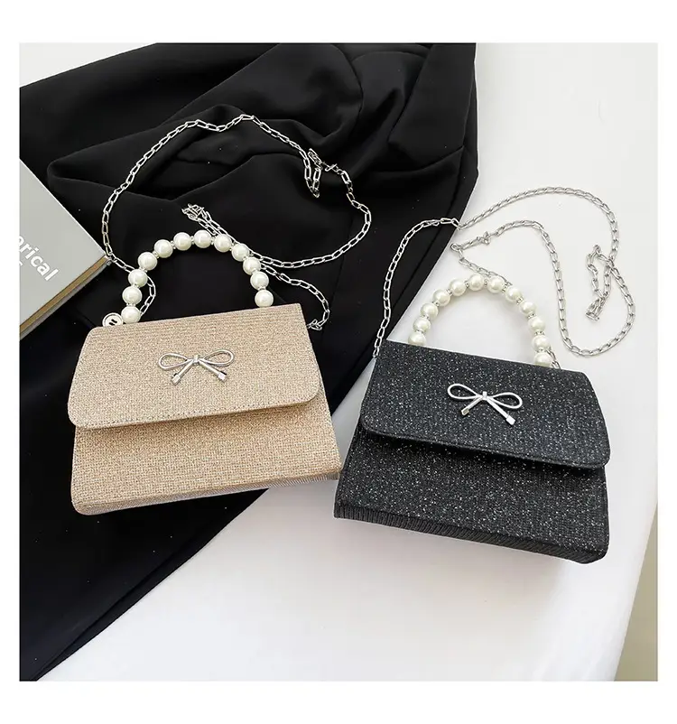 Black Pearl Handheld Shoulder Bag for Women — feature 41