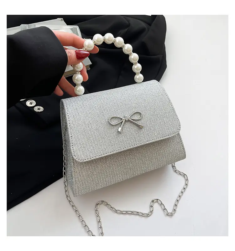 Black Pearl Handheld Shoulder Bag for Women — feature 42