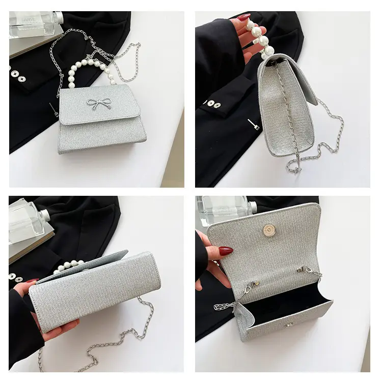 Black Pearl Handheld Shoulder Bag for Women — feature 9