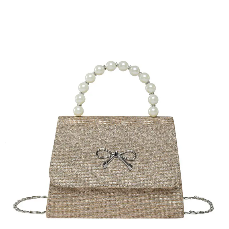 Black Pearl Handheld Shoulder Bag for Women - Image 4