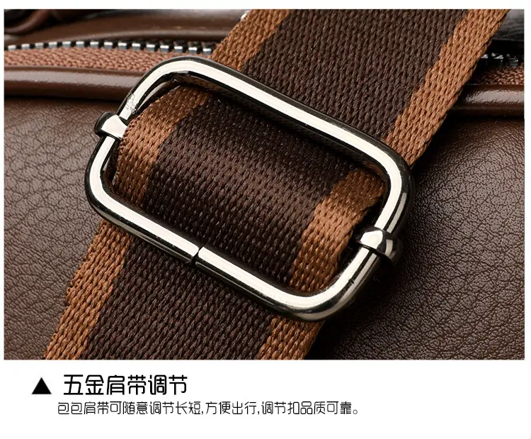 Brown Leather Shoulder Bag for Women with Double Layer Design — feature 22