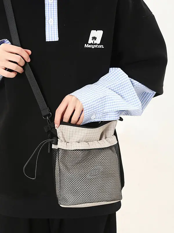 Men's Lightweight Crossbody Bag with Mesh Pocket 2025 - Image 5