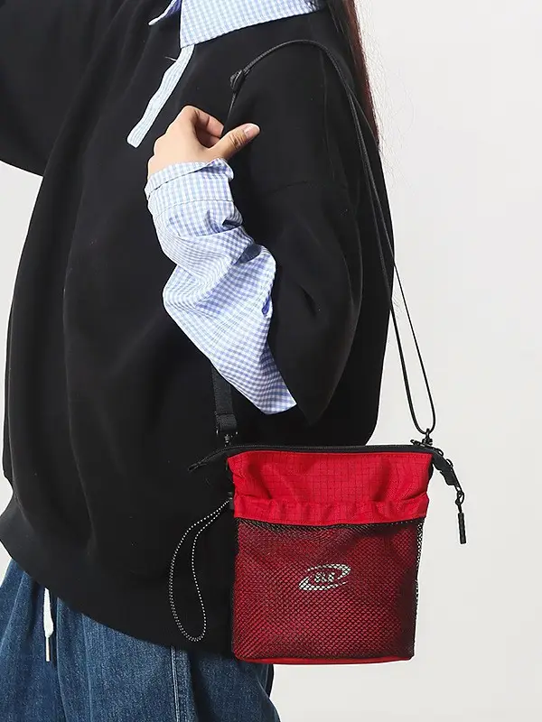 Men's Lightweight Crossbody Bag with Mesh Pocket 2025 - Image 8