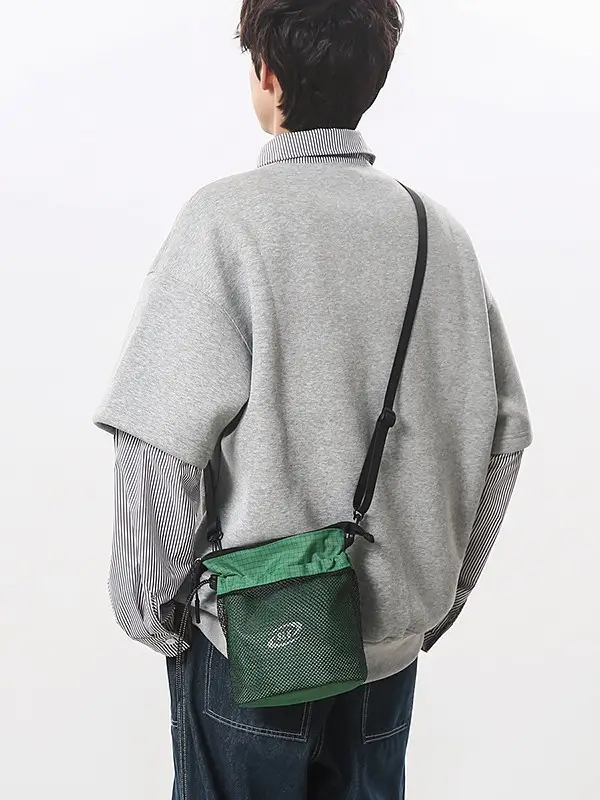 Men's Lightweight Crossbody Bag with Mesh Pocket 2025 - Image 9
