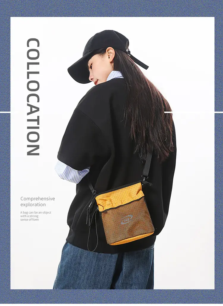Men's Lightweight Crossbody Bag with Mesh Pocket 2025 — feature 1